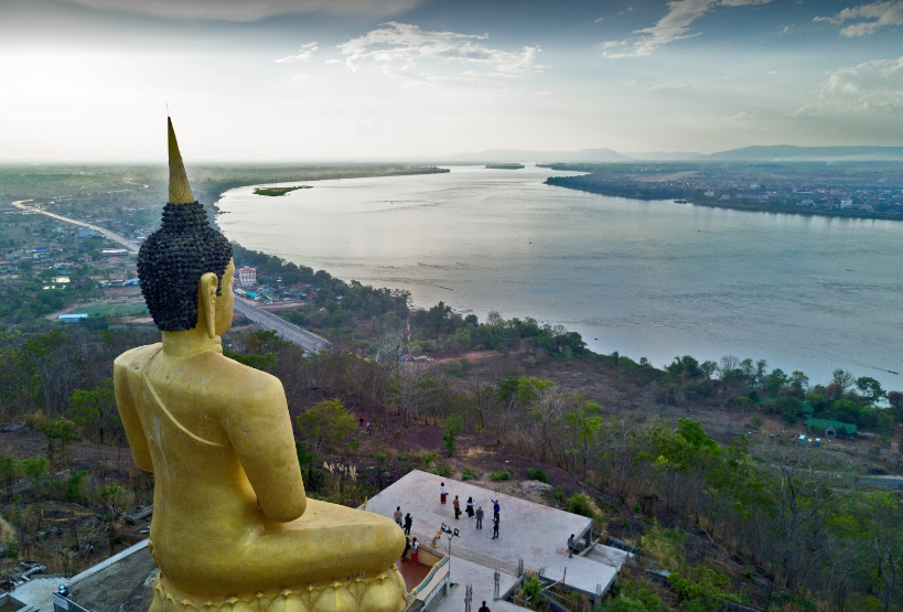 End your day with a magical Mekong sunset